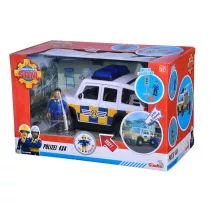 Jeep policyjny z figurk. Straak Sam Simba
