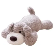 Maskotka przytulanka jasno szara 30cm Leantoys