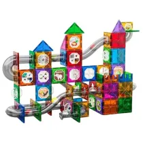 Klocki magnetyczne - 168 el.