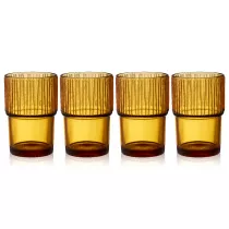 Bitz Szklanki Kusintha Amber 30678 4 x 380 ml