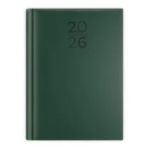 Kalendarz 2026 A5 dzienny print zielony
