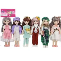Lalka stylowa zginane rce i nogi 29cm MIX Merkpol