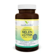 Medverita Selen + cynk Suplement diety 60 kaps.