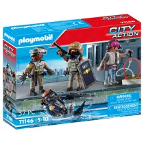 Playmobil City Action Zestaw figurek jednostki specjalnej 71146