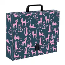 St. Majewski Teczka z r�czk� A4 XL Lazy Cats