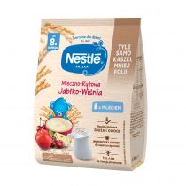 Nestle Kaszka mleczno-ryżowa jabłko wiśnia dla niemowląt po 8 miesiącu 230 g