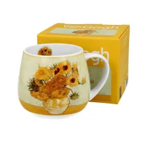 Duo Sp. z o.o. Porcelanowy kubek baryka Van Gogh Sunflowers 430 ml