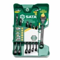 Sata Klucz p�-ocz. z grzechotk� w cz�ci p�askiej 7 szt.