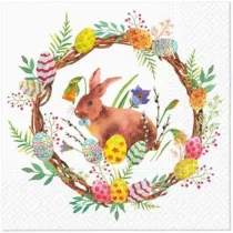 Paw Serwetki Kr�lik z wianuszkiem 33x33 cm