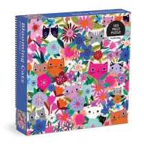 Puzzle rodzinne 500 el. Kwitnce kotki Mudpuppy