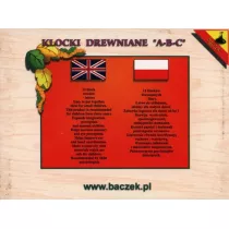 Klocki drewniane Cyferki