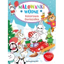 Kolorowa gwiazdka. Malowanki wodne. P�dzelkiem i wod�