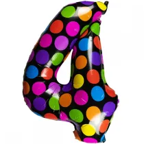 Arpex Balon stoj�cy 4 w kropki 61 cm