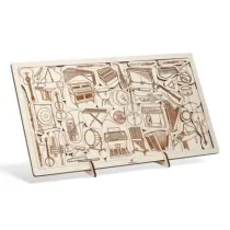 Puzzle drewniane - Wszystko gra Instrumenty Sounds Wood