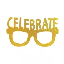Arpex Papierowe okulary brokatowe Celebrate 4 szt.