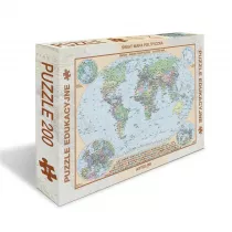 Puzzle 200 - wiat polityczny dla dzieci mapa ArtGlob