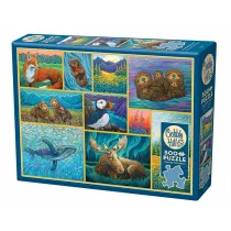 Puzzle 500 Zwierz�ta Alaski 113771 Cobble Hill
