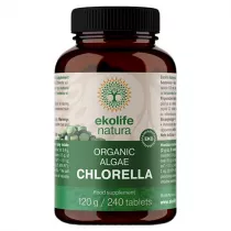 Ekolife Natura Ekologiczna Chlorella 500 mg Suplement diety 240 tab. Bio