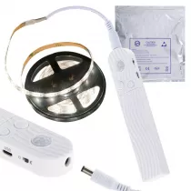 Tama LED na baterie USB czujnik ruchu 2M zimny biay