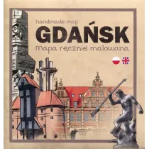 Gda�sk Mapa r�cznie malowana