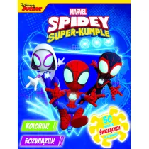 Marvel Spidey i Super-kumple. Koloruj! Rozwizuj! 50 naklejek wieccych w ciemnoci