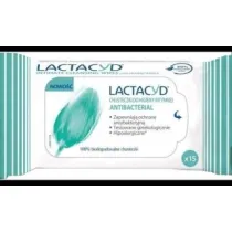 Lactacyd Antibacterial Chusteczki do higieny intymnej 15 szt.