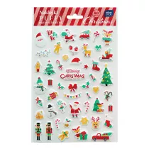 Interdruk Naklejki puffy Christmas