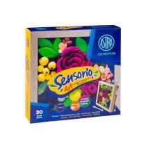 Masa plastyczna Sensorio Art Re z ramk 30 kolorw Astra