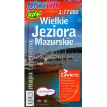 Mapa turystyczna Wielkie Jeziora Mazurskie 1:77 000