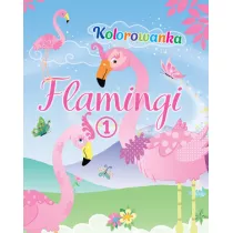 Flamingi. Kolorowanka 1