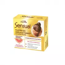 Joanna Sensual plastry do depilacji twarzy z ekstraktem z Grejpfruta 12 szt.