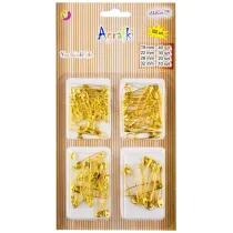 Aliga Agrafki z�ote mix wielko�ci AGR-0910 100 szt.