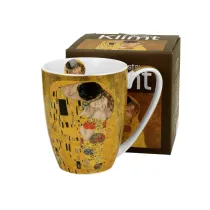 Duo Sp. z o.o. Porcelanowy kubek Klimt The Kiss 350 ml