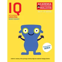 IQ: Inteligencja logiczna dla 3-4 latkw nowe zabawy z poradami psychologa. Ksika z naklejkami. Akademia Inteligentnego Malucha