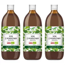 Bio Planet Sok z pokrzywy Zestaw 3 x 500 ml Bio