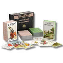 Miniaturowy Zestaw Kart Tarota A.E. Waite i Petit Lenormand