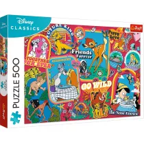 Puzzle 500 el. Disney: Na przestrzeni lat Trefl