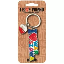 Pan Dragon Brelok I love Poland Warszawa ILP-BRE-B-WAR-06