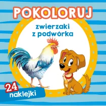 Pokoloruj zwierzaki z podwrka