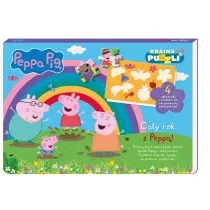 Peppa Pig. Kraina puzzli. Ca�y rok z Pepp�