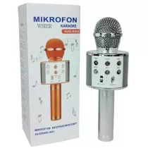 W&k Mikrofon bezprzewodowy srebrny