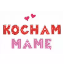 LearnHow Dekoracje okoliczno�ciowe - Kocham Mam� 01 12 szt.