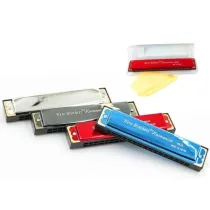 Harmonijka 24 tony w plastikowym etui MIX