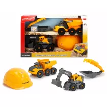 Zestaw z kaskiem i pojazdami Volvo Dickie Toys