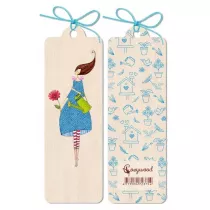 Cozywood Zakadka drewniana Kobieta z konewk