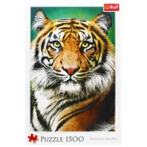 Puzzle 1500 el. Portret tygrysa Trefl