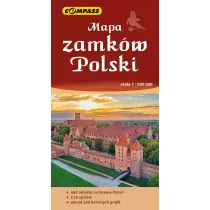 Mapa zamkw Polski