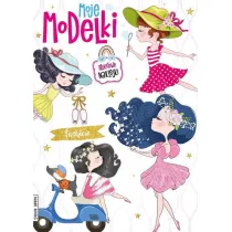 Moje modelki. Brokatowe naklejki