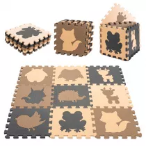 Mata edukacyjna piankowa puzzle be 85 x 85 cm 9 elementw