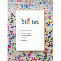 Nadwyraz.com Kartka Urodziny - sto lat